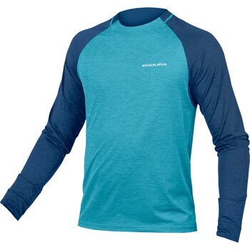 Endura Singletrack L/S Jersey, Atlantic, XL