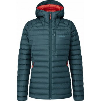 Rab Microlight Alpine Long Jacket Womens, Orion Blue, S (UK 10)