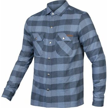 Endura Hummvee Flannel Shirt Mens, Ensign Blue, XXL