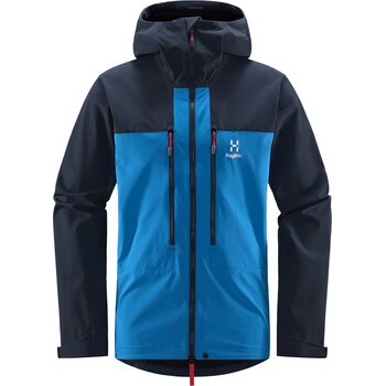 Haglöfs Roc Sight Softshell Jacket Mens, Nordic Blue/Tarn blue, L