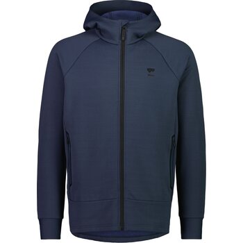 Mons Royale Nevis Wool Fleece Hood Mens, Midnight, S