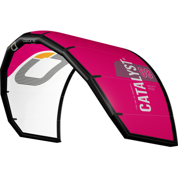 Ozone Catalyst V4 Kite Only 14m², Rubine Red/White