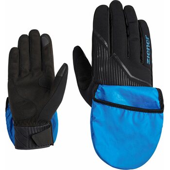 Ziener Ulic Touch Glove, Black / Persian Blue, 9,5