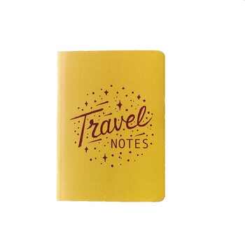 Moore Travel Notes, Mustard, Large