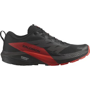 Salomon Sense Ride 5 Mens, Black/Fiery Red/Black, EUR 44 (UK 9.5)