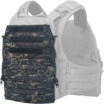 Crye Precision MOLLE Zip-On Panel 2.0, Multicam Black, Small / Medium