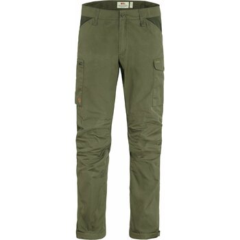 Fjällräven Kaipak Trousers Mens, Laurel Green/Deep Forest (625-662), 48, Regular 32"