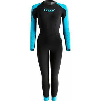 Cressi Karua 3/2mm Lady, Black / Turquoise, XS/1