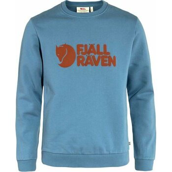 Fjällräven Logo Sweater Mens, Dawn Blue (543), L