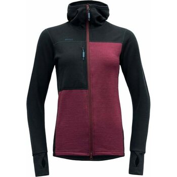 Devold Nibba Pro Merino Jacket w/Hood Womens, Ink / Beetroot, S