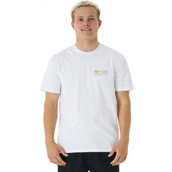 Rip Curl Surf Revival Decal Tee Mens, White, M