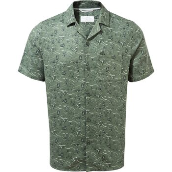 Craghoppers NosiBotanical Hula Short Sleeved Shirt Mens, Spruce Green Print, S
