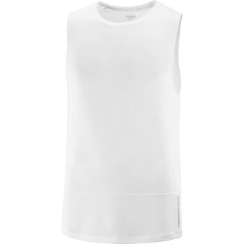 Salomon Cross Run Tank Mens, White, XL