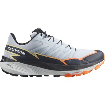 Salomon Thundercross Mens, Heather / India Ink / Shocking Orange, EUR 45 1/3 (UK 10.5)