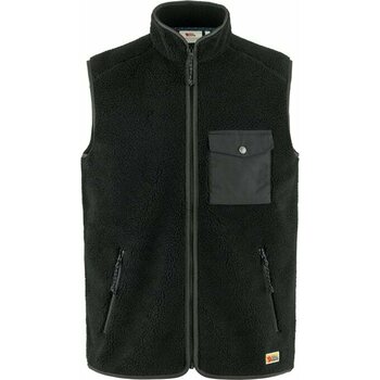 Fjällräven Vardag Pile Fleece Vest Mens, Black / Dark Grey (550-030), S