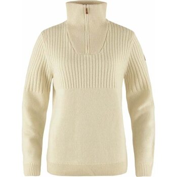 Fjällräven Övik Half Zip Knit Womens, Chalk White (113), XL