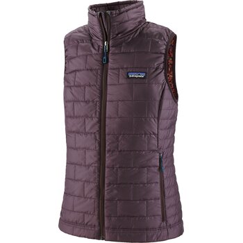 Patagonia Nano Puff Vest Womens, Obsidian Plum, XL