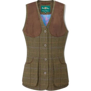 Alan Paine Combrook Ladies Shooting Waistcoat, Hazel, UK 12