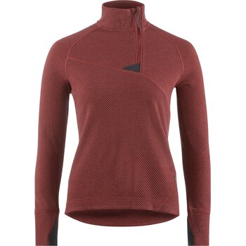 Klättermusen Huge Half Zip Sweater Womens, Madder Red, M