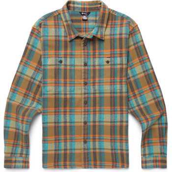 Cotopaxi Mero Organic Flannel Shirt Mens, Oak Plaid, M