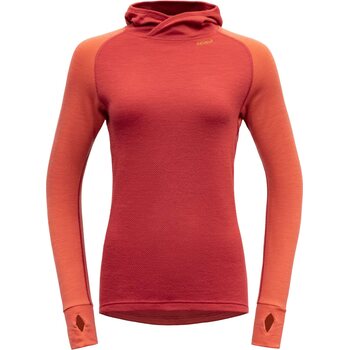 Devold Expedition Woman Hoodie, Beauty / Coral, S
