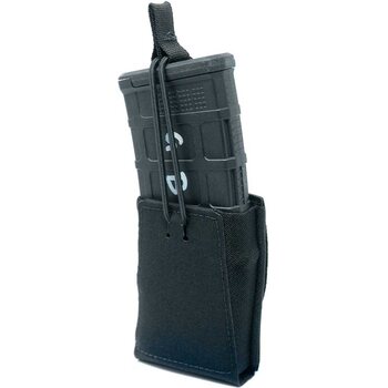 GBRS Group Single Rifle Magazine Pouch - Bungee Retention, Black, 5.56