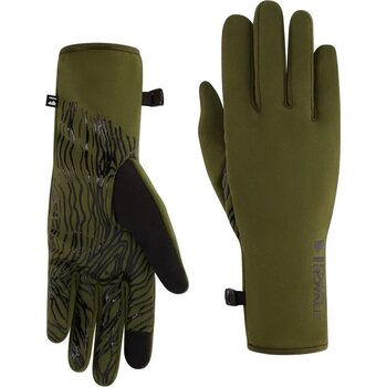 Mons Royale Amp Wool Fleece Gloves, Dark Olive, S