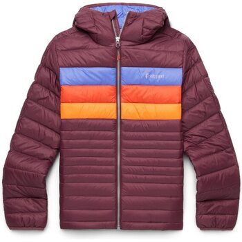 Cotopaxi Fuego Down Hooded Jacket Womens, Wine Stripes, M