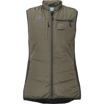 Heat Experience Heated Hunting Vest Womens, Green / Black, XL