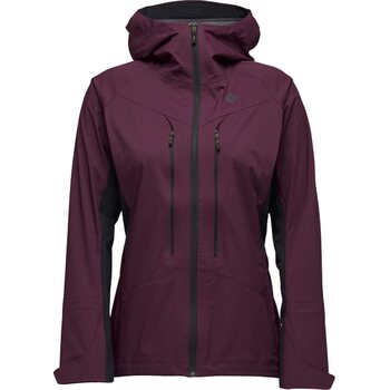 Black Diamond Dawn Patrol Hybrid Shell Womens, Blackberry / Black, M