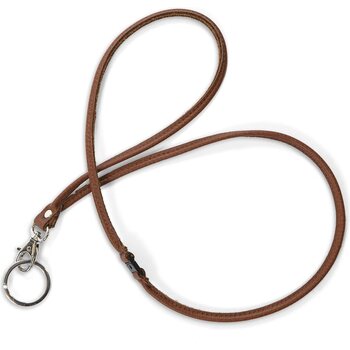 Miiko Key Lanyard, Brown, 124 cm