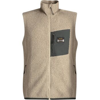 Lundhags Flok Wool Pile Vest Mens, Sand (02300), L