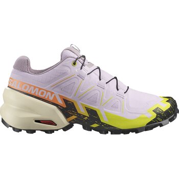 Salomon SpeedCross 6 Womens, Orchid Petal / Black / Sulphur Spring, EUR 38 (UK 5.0)