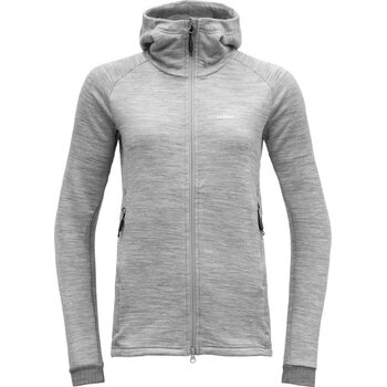 Devold Nibba Jacket w/Hood Womens, Grey Melange (2023), L