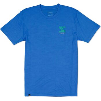 Mons Royale Icon Merino Air-Con T-Shirt Mens, Pop Blue, XL