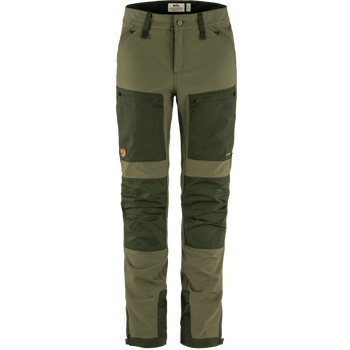 Fjällräven Keb Agile Trousers Womens, Laurel Green / Deep Forest (625-662), 38, Regular" 32