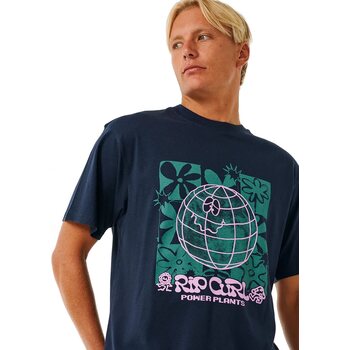 Rip Curl SWC Earth Power Tee Mens, Dark Navy, M