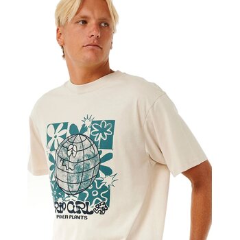 Rip Curl SWC Earth Power Tee Mens, Vintage White, S