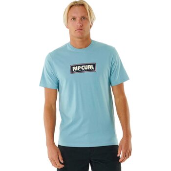 Rip Curl Big Mumma Icon Tee Mens, Blue / Grey, S