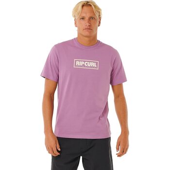 Rip Curl Big Mumma Icon Tee Mens, Dusty Purple, XL