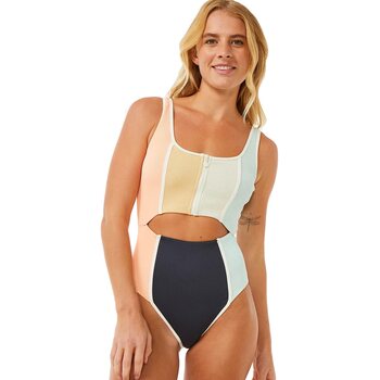 Rip Curl Block Party Splice Good 1 PC Womens, Multicolor, XL