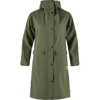 Fjällräven Vardag Rain Parka Womens, Laurel Green (625), L