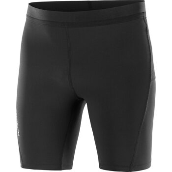 Salomon Sense Aero Short Tights Mens, Deep Black, S