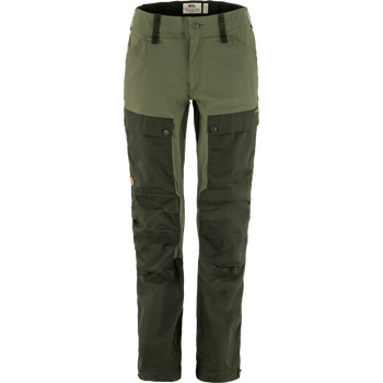 Fjällräven Keb Trousers Curved Womens (2023), Deep Forest / Laurel Green (662-625), 34, Regular 32"