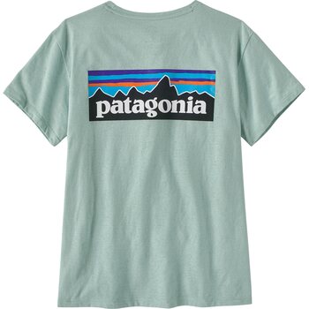 Patagonia P-6 Logo Responsibili-Tee Womens, Wispy Green, S