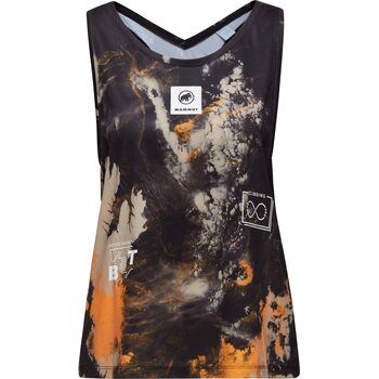 Mammut Massone Sport Tank Top Sender Womens, Black - Tangerine, S