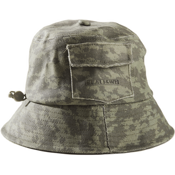 Sealskinz Lynford Waterproof Canvas Bucket Hat, Olive, L/XL