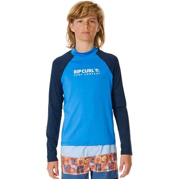 Rip Curl Shock UPF Long Sleeve Boy, Blue Gum, 16