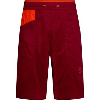 La Sportiva Bleauser Short Mens, Sangria/Cherry Tomato, XL