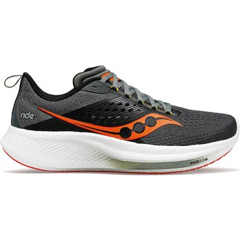 Saucony Ride 17 Mens, Shadow / Pepper, EUR 42 (US 8.5)